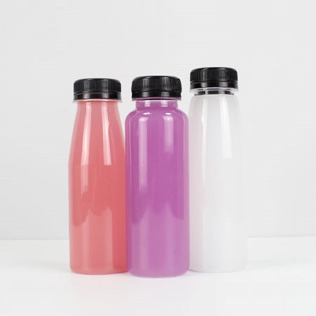 Wholesale Multifunction Custom Clear Empty Pet Plastic 200ml Bottle for Juice Beverage Milk Tea