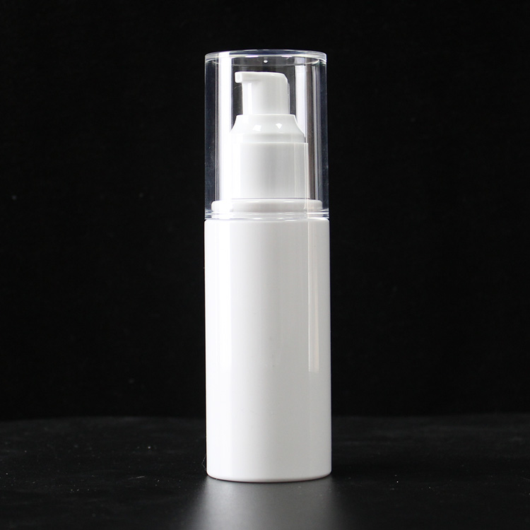Custom Empty 50ml 60ml 80ml Frosted Plastic Pump Spray Airless Skincare Matte White Cosmetic Bottle Product
