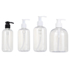 300ml Plastic Pet Empty Clear Shampoo Lotion Cream Oil Mosquito Repellant Slim Hand Pump Pressure Sprayer Bottle