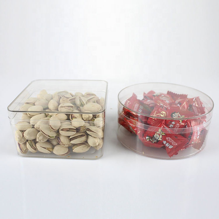 Transparent Pet Lid Covers Grain Storage Sealed Can Bottle Plastic Candy Jar Food Grade