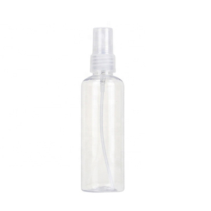 Manufacturer China Round Body 100ml Plastic PET Mini Cosmetic Toner Custom Alcohol Hand Sanitizer Spray Bottle