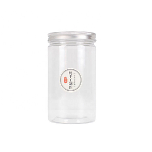 Food Grade PET High Quality Custom Round Containers Airtight Aluminum Lid Bath Salts Plastic Jars
