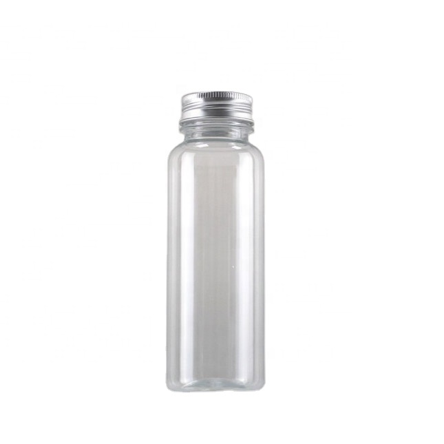 Eco Friendly Commercial Disposable Clear Plastic PET Beverage Fruit Juice Bottles Manufacturers