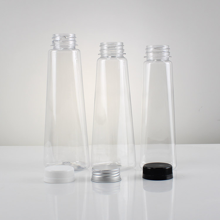 Screw Cap Soft Drink Transparent Round Square Plasticbottles
