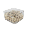 Manufacturers Empty White Grade Storage Box Plastic Jar for Food with Sealable Lid