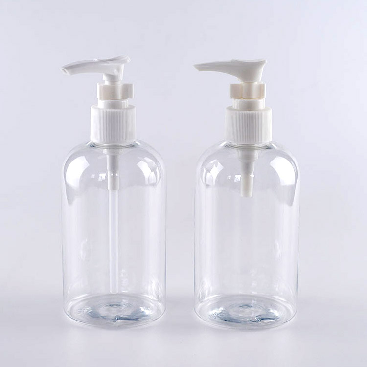 250ml Empty Plastic Pet Clear Cosmetic Hand Sanitizer Lotion Oil Cream Refillable Airless Press Sprayer Pump Bottle
