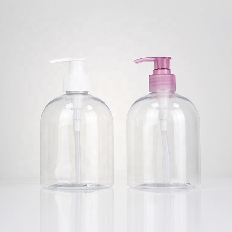Manufacture in Bulk Factory Oem Empty Clear Plastic Bottle with Pump for Liquid Soap Shampoo Lotion Essential Oil