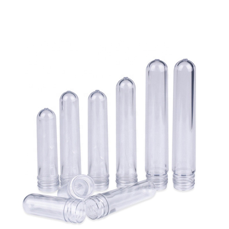 Cleansing Foam Transparent Plastic Water Bottle Wide Mouth Pet Preform Tube 23 Gm