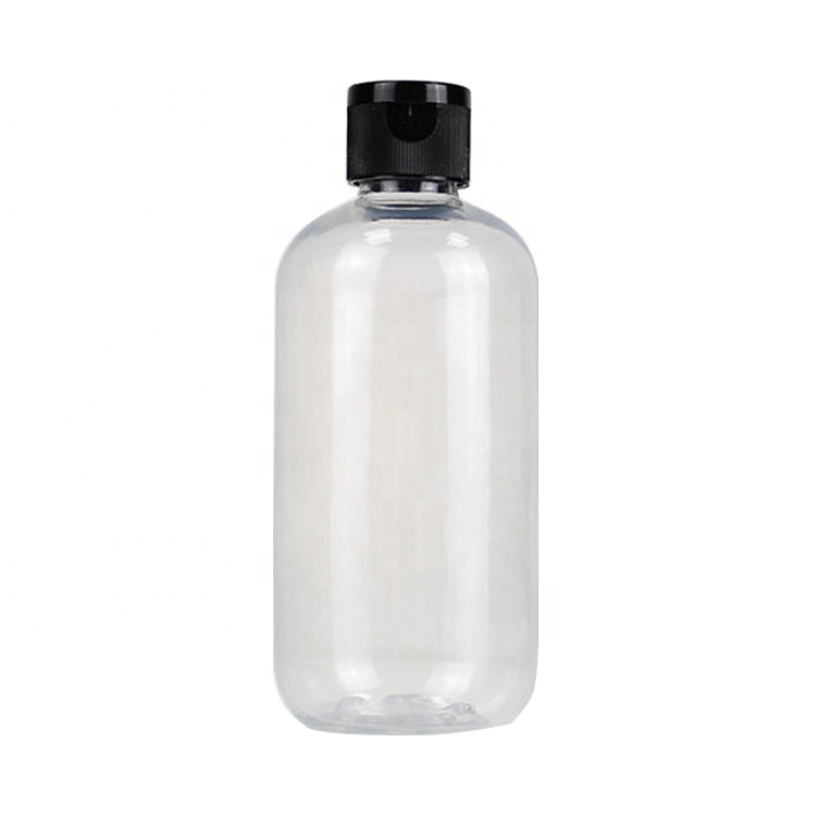 Travel Round Plastic 100ml 250ml 300ml 350ml 500ml Transparent Custom Korea Squeeze Skincare Bottle
