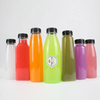 Wholesale Customized Aluminum Cap Round Clear Empty 500ml PET Plastic Bottle for Juice