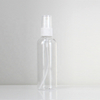 OEM Custom Round PET Plastic Clear White Plastic 100ml Kids Shampoo Empty Hand Sanitiser Bottle