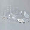 Mini Pet Child Resistant Plastic Cylinder Bottle Jar for Condiments Food Packing