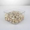 Reusable Covers Food Packing Pet Empty Clear Round Can Plastic Candy Jar Food Grade