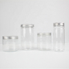 High Quality PET Material Round Containers Custom Juice Jam Cream Honey Cookie Plastic Jars