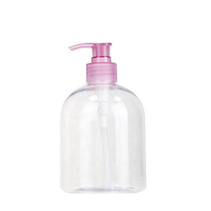 Hot Selling Household PET Cosmetic Airless Lotion 500ml Hand Sanitizer Logo Empty Plastic Pump Bottle