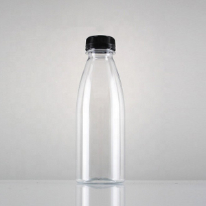 Wholesale Safety Multi-functional Round Clear Custom Made 500 Ml PET Carbonated Drinks Juice Bottles