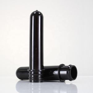 China Wholesale Customizable Neck Size 10.5g Clear Black Plastic PET Bottle Preform