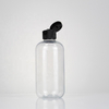 Round Empty Plastic Clear Small Skin Care Hand Sanitiser Pet Suppliert Shampoo Bottles 250 Ml