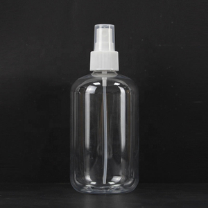 Plastic PET Clear Biodegradable 350ml Cute Matte Black Shampoo Spray Bottle Lotion BottleS