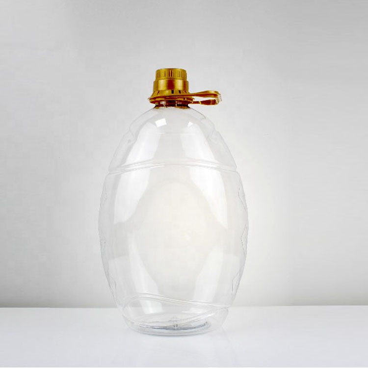 China Hot Selling Custom Home Supermarket Kitchen 5L Soy Sauce Plastic Oil Bottle Packaging Bottles for Oil