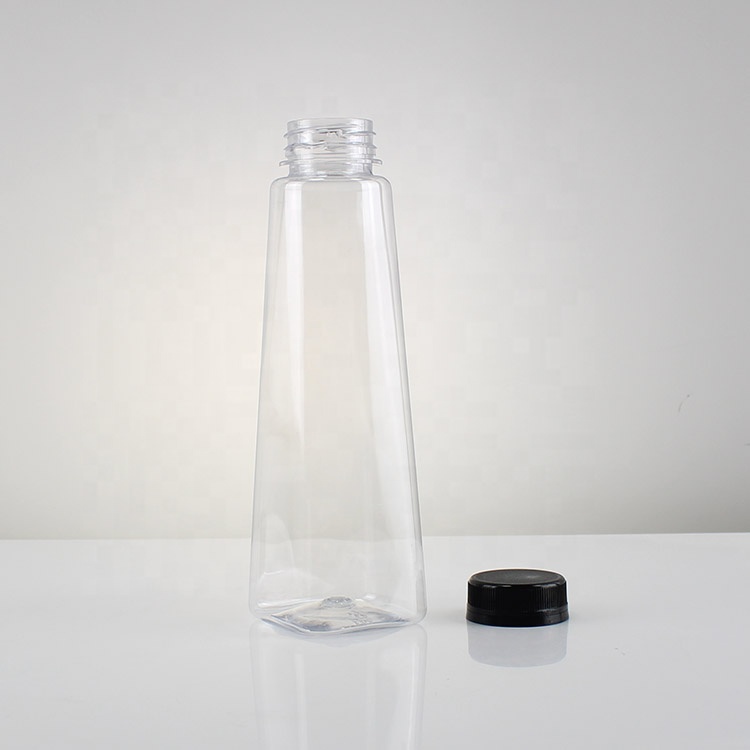 High Quality Home Shop Clear PET Plastic Water Square Bottle Manufacturers