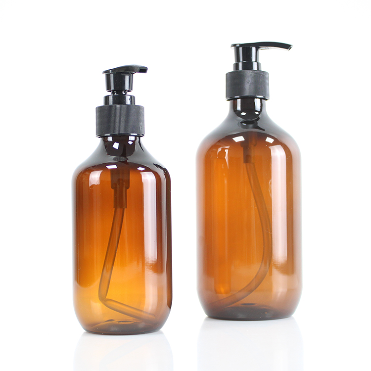 Low Moq Factory Custom Empty Plastic Pe Packaging 300ml 500ml Empty Bottle for Skin And Hair Lotion Shampoo