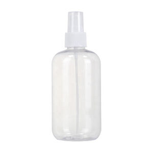 Convenient Pocket Carry Transparent 300ml PET Plastic Empty Little Mini Spray Bottles