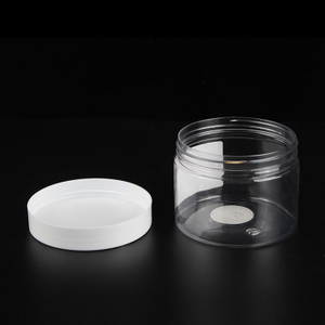 Preform Pet Transparent Jars And Bottles 500ml 250ml for Cosmetics
