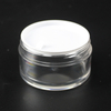 80ml 100ml 120ml Plastic Clear Luxury Cream Lotion Cosmetic Packing Bottle Jar with Lid