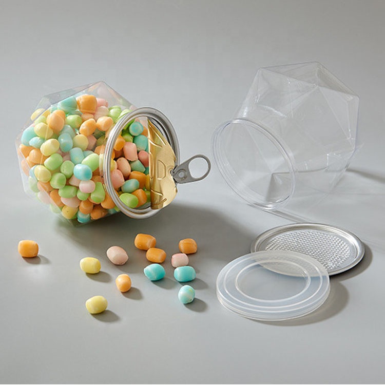 Manufacturers Wholesale 600ML PET Beverage Laundry Beads Storage Drink Bottle Box Plastic Candy Mask Cans Food Jar