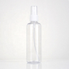 Custom Hotel 100ml PET Round Empty Transparent Sprayer Perfume Water Travel Bottle