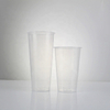 Factory price customized clear disposable round 500ml cold drink matte plastic cup