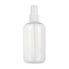 Round Shape Transparent Plastic Personal Care Cosmetics 300ml Empty Clear Dispenser Spray Bottle