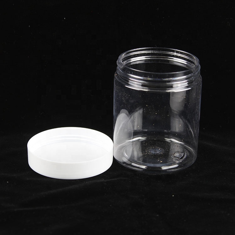 Beauty Lotion White Lid Mini 100 Ml Plastic 500ml Unique Cosmetic Bottles And Jars for Skin Care