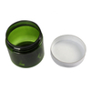 Thick Black Cosmetic Green Bottle Cute Children Face Cream Flat Round Jar Plastic