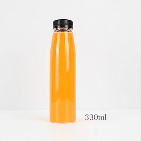 Custom Factory Price Clear Empty PET Fruit Juice Alcohol Beverage Bottle Packaging Plastic 330ml