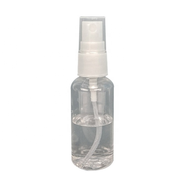 Eco-friendly Recyclable Transparent Pet Round High Quality Plastic Pump Spray Bottle 100ml