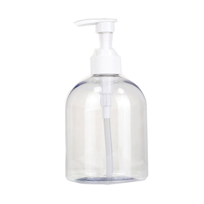 500ml Factory Wholesale Cheap Transparent Pet Plastic Foaming Soap Dispensers Skin Care Packaging Pump Bottles
