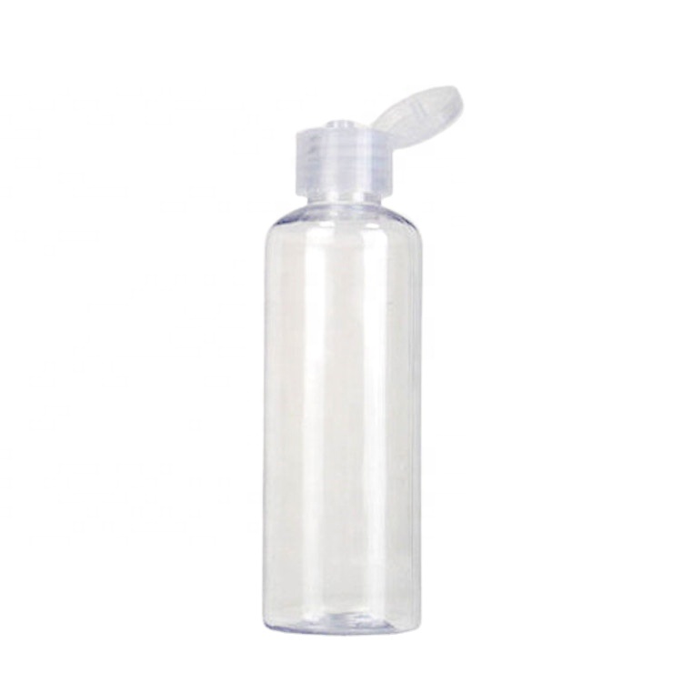 Transparent Pocket Travel Small Empty Plastic Hand Sanitizer Lotion Pet Bottle 100ml