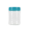 Hot Selling Customized Round Transparent Candy Plastic Jar with Inner Pressure Seal