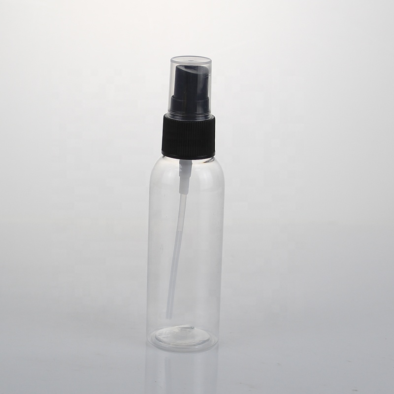  10ml 15ml 20ml 30ml 50ml 60ml 80ml 120ml PET Empty Clear Color Travel Size Round Plastic Spray Bottle