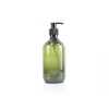 Custom Green Brown 500ml Pump Shampoo Cosmetic Packaging Bottle