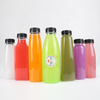 China Factory Custom Home Shop Clear Round Soft Drink Packaging 200 Ml Plastic PET Juice Bottle