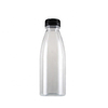 Transparent Screw Lid Food Grade Reusable Wholesale Wide Mouth 500ml Empty PET Plastic Drink Bottle