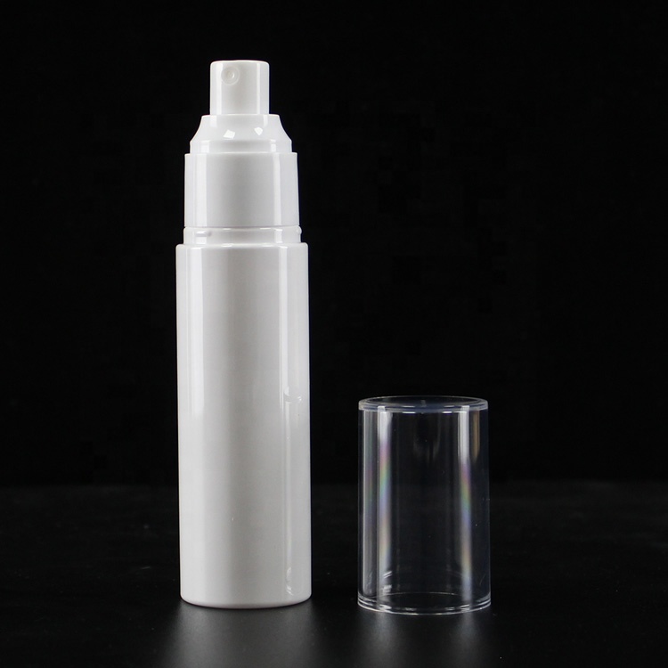 OEM Hotel Round White 80ml 120ml 150ml 100ml Empty Perfume Packaging Plastic Spray Bottles