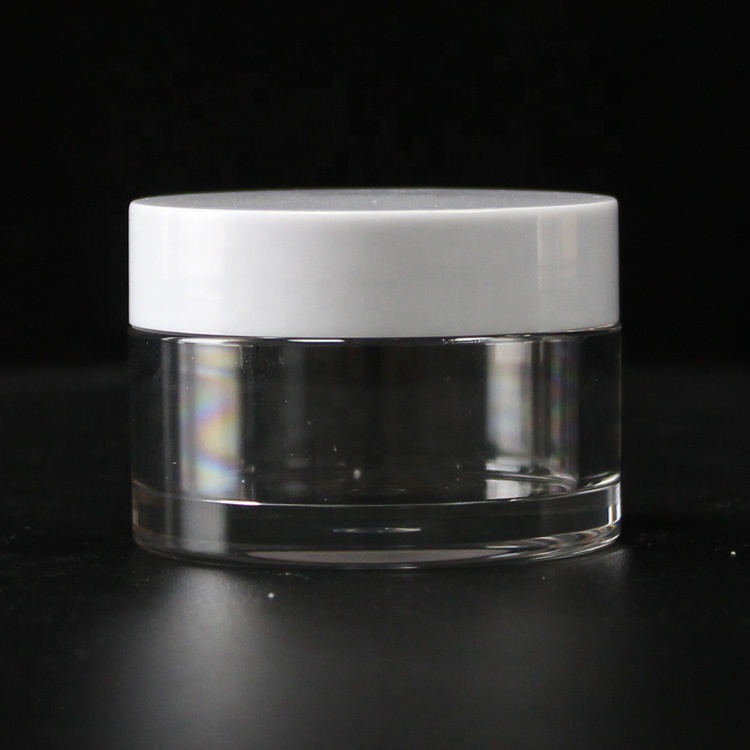 Oem 80ml 100ml 120ml Clear Plastic Jars Container Packaging for Cosmetic Skin Lotion Day Cream Body Lotion