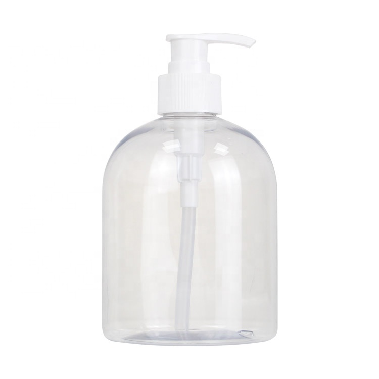 OEM Empty Eco Friendly Recyclable Round Transparent Plastic Colors 500ml Sanitiser Spray Bottle