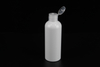 100ml Portable Alcohol Clear Hand Sanitizer Gel Bottle PET Plastic Sanitizer Spray White Bottle with Flip Top