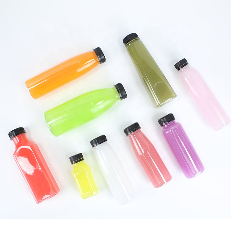 Wholesale Price 200ml 260ml 330ml 500ml Customizable Small Plastic Fresh Juice Shot Bottle