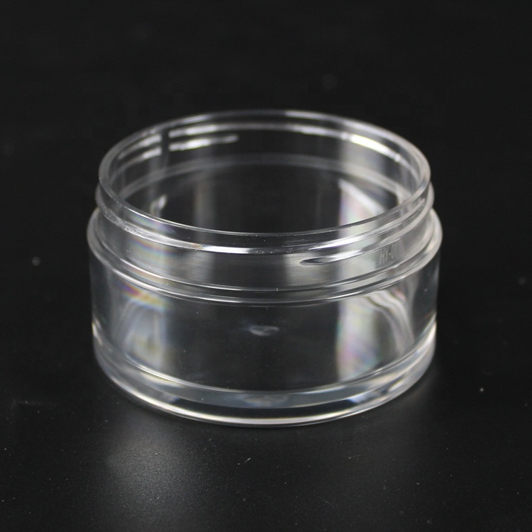 Wholesale Household 120ml 100ml 80ml Makeup Empty Transparent PET Plastic Clear Cosmetic Jars